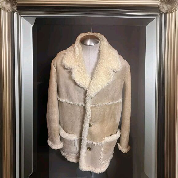 Morlands Size Size 42R Shearling Jacket Coat